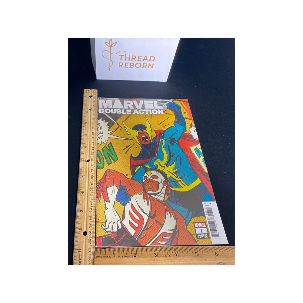 Marvel Double Action #1 Variant Edition Comic Book Falcon Thor